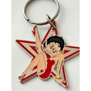 Betty Boop Star PlastiColor‎ Keychain 2006 Used
